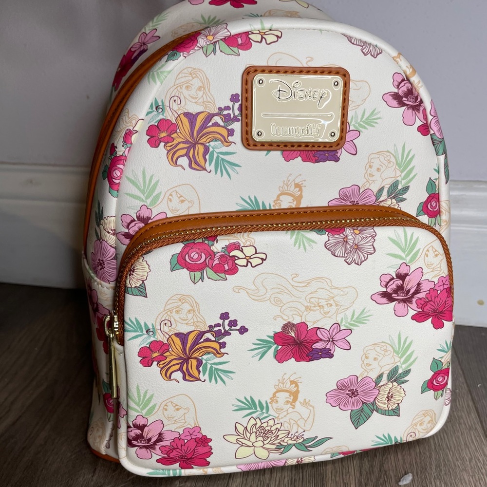 Loungefly Princess Fall Floral Backpack